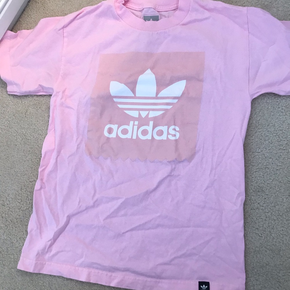 Pink Adidas T Shirt